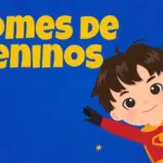 Etiqueta de identificacao para material escolar para meninos azul e amarelo