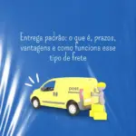 Instagram post dia do carteiro plastico azul