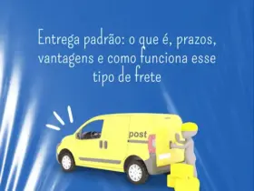 Instagram post dia do carteiro plastico azul