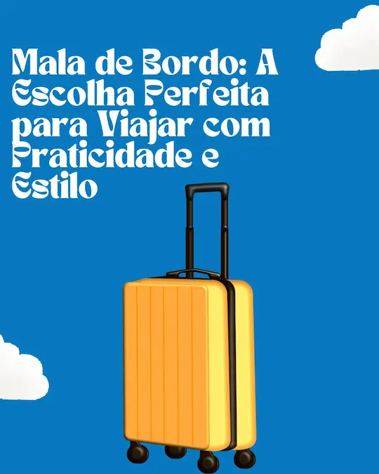 Mala de Bordo: A Escolha Perfeita para Viajar com Praticidade e Estilo 1 Post para Instagram Moderno 3d Agencia de Viagens Ferias Mala Turismo