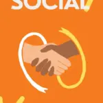 Story do instagram faca sua doacao ilustrado laranja