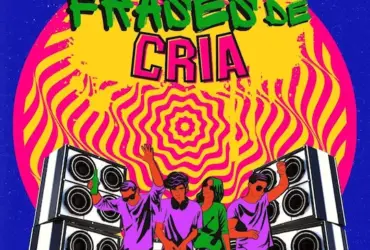 Baile funk festival musica colorido textura azul instagram post