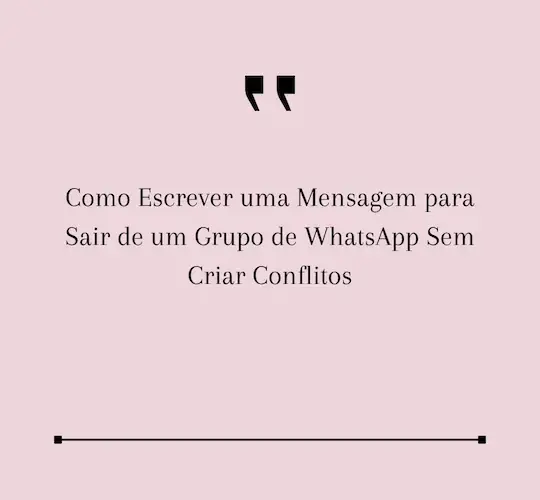 Citacao Aspas Simples Rosa Claro Post para Instagram