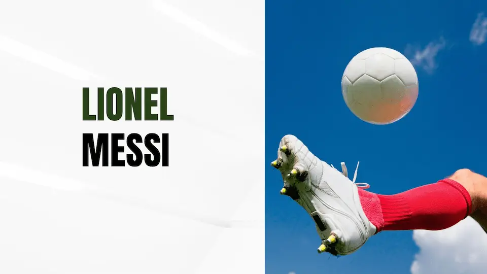 Messi: O Gênio do Futebol e Sua Jornada para a Imortalidade 1 Green and White Modern Soccer Presentation