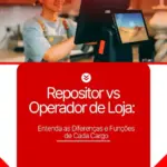 Instagram Post Vaga de Emprego Simples Vermelho e Branco
