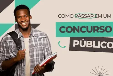 Miniatura para Youtube concurso publico moderno azul e preto