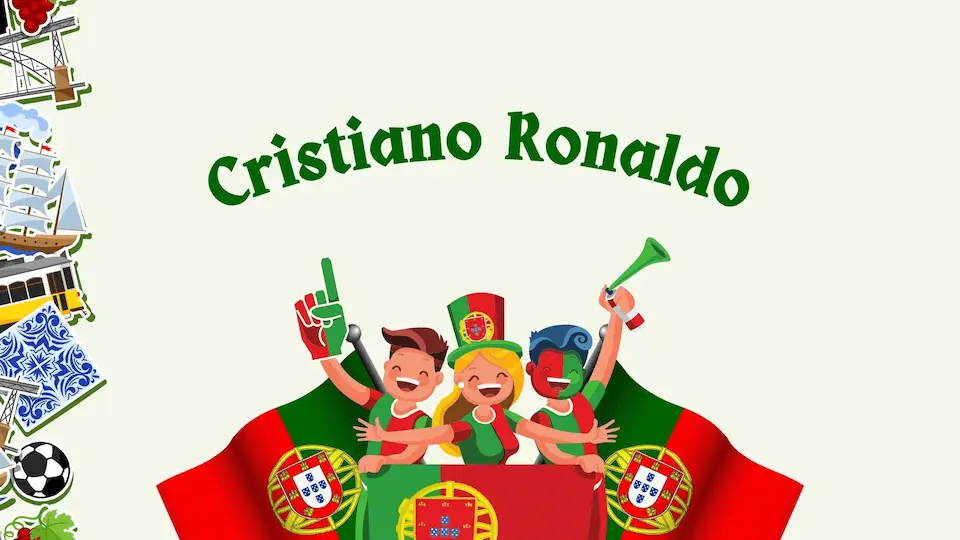 Cristiano Ronaldo: O Fenômeno do Futebol e Sua Jornada Impressionante 1 Portugal Introduction Presentation in Red and Green Informative Style