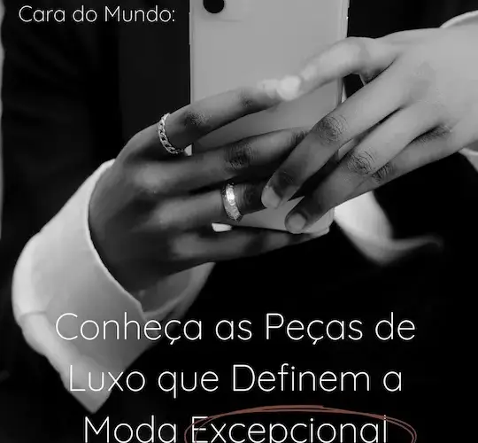 Post Carrossel para Instagram Elegante e Minimalista com Foto Preto e Branco