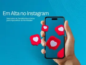 O Que Está Em Alta no Instagram Hoje? Descubra as Tendências e Dicas para Aproveitar as Novidades 20 Post Instagram Nos Siga nas Redes Sociais Moderno Azul