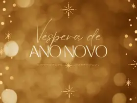 Post para Instagram Mensagem de Feliz Ano Novo Elegante Dourado