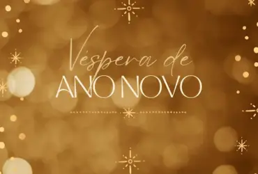 Post para Instagram Mensagem de Feliz Ano Novo Elegante Dourado