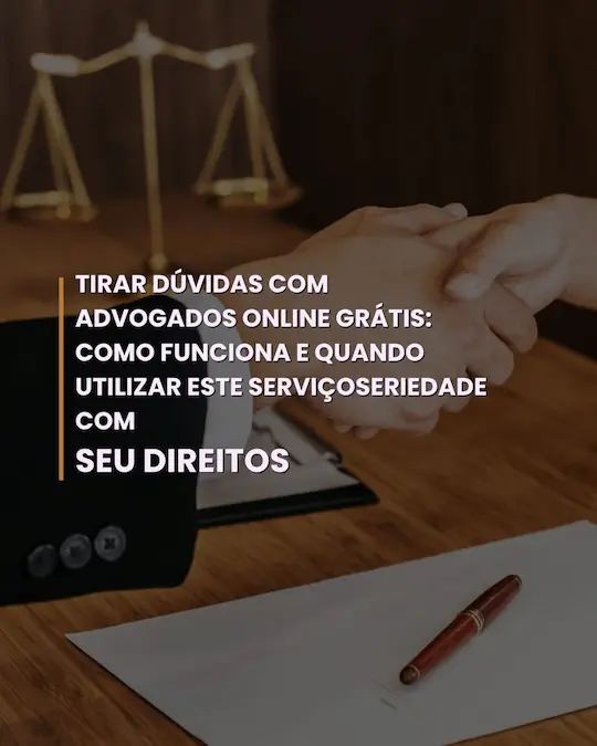 Tirar Dúvidas com Advogados Online Grátis: Como Funciona e Quando Utilizar Este Serviço 1 Post para Instagram servicos de advocacia moderno marrom