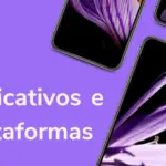 Roxo Aplicativo Modelo de Telefone Apresentacao de Marketing de Vendas