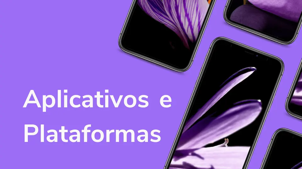 Roxo Aplicativo Modelo de Telefone Apresentacao de Marketing de Vendas