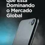 Story Instagram Promocao Smartphone Celular Moderno Preto e Azul
