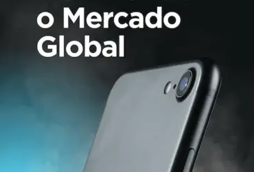 Story Instagram Promocao Smartphone Celular Moderno Preto e Azul
