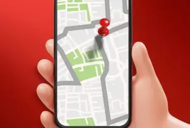 Story instagram para localizacao ousado vermelho