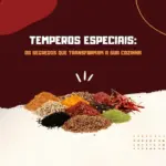 post instagram temperos artesanais emporio gourmet moderno rustico vermelho vinho bege e amarelo