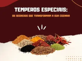 post instagram temperos artesanais emporio gourmet moderno rustico vermelho vinho bege e amarelo